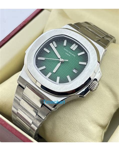 patek philippe nautilus staal|Patek Philippe Nautilus green.